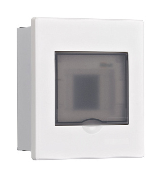 Dekraft Корпус встраиваемый прозр. дв. 1 ряд 4 мод. IP41 ЩРВ-М