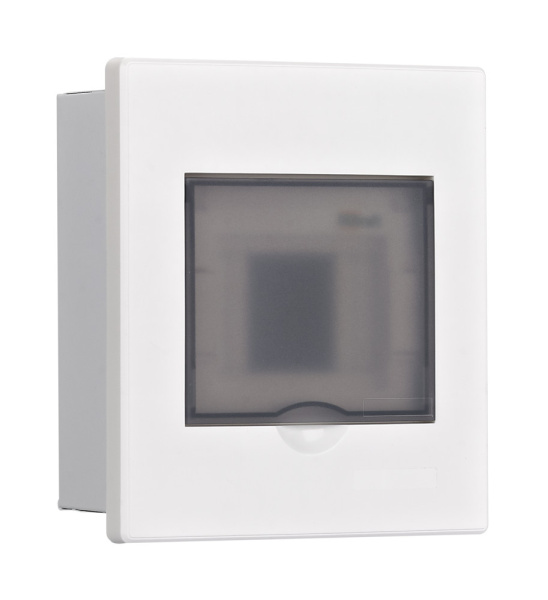 Dekraft Корпус встраиваемый прозр. дв. 1 ряд 4 мод. IP41 ЩРВ-М