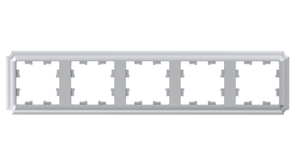 Systeme Electric AtlasDesign Antique Алюминий Рамка 5-ая, универсальная