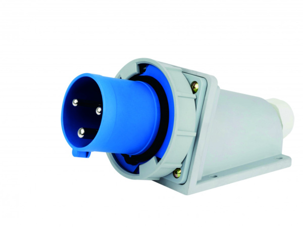 Dekraft Вилка стац. 2Р+РЕ 16А 220В IP67 ВС-103