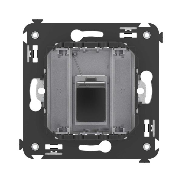 Купить DKC HDMI розетка одинарная в стену, тип А-А, "Avanti", "Закаленная сталь"