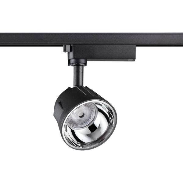 Novotech 358725 PORT NT21 066 черный/хром Однофазный трековый светодиодный светильник IP20 LED 4000K 20W 100-265V KNOF