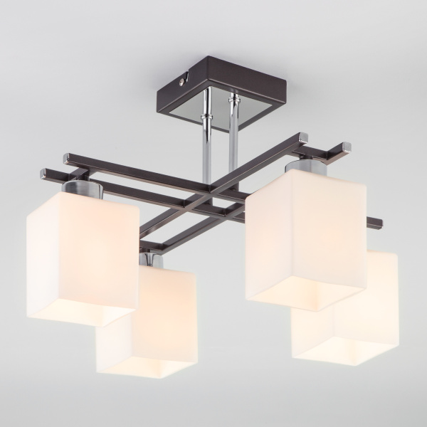 Eurosvet Люстра 70018/4 хром/венге 00000073803