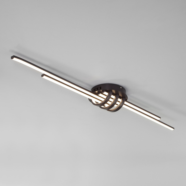 Eurosvet Потолочный светодиодный светильник с пультом управления 90243/4 кофе a053566