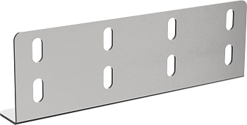 IEK Пластина соединительная усил. h=80мм 1,5мм RAL 9016