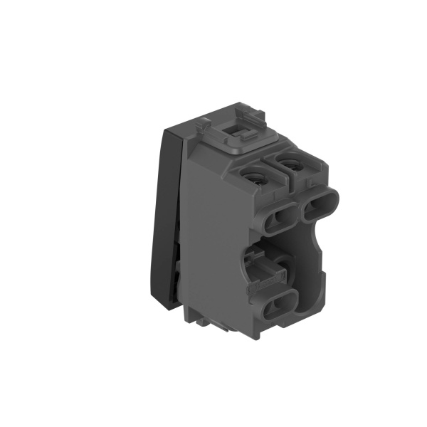 Купить DKC Выключатель модульный, "Avanti", "Черный квадрат", 1 модуль