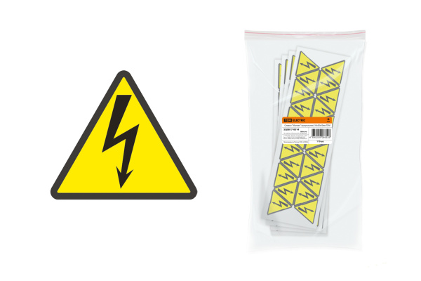 TDM Символ Молния (треугольник) 50х50х50мм SQ0817-0014