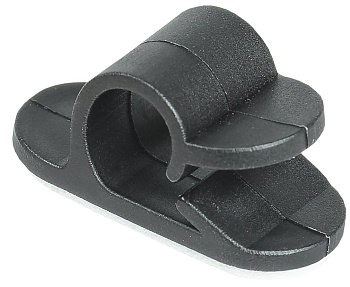 IEK Клипса самоклеящаяся КС-1 черная (24шт)