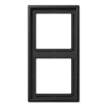 JUNG LS 990 Антрацит (лакир. алюминий) Рамка 2-ая AL2982AN