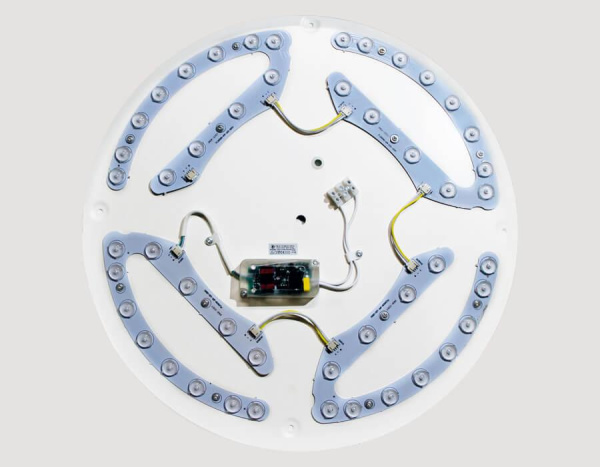 Купить Ambrella Потолочный светодиодный светильник с пультом FF47 WH белый 48W D450*75 (ПДУ ИК)