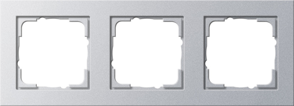 Gira E2 Алюминий Рамка 3-ая 021325