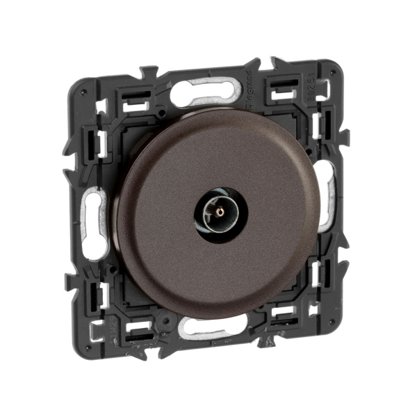 Купить Legrand Celiane2 Графит Накладка розетки TV 067982