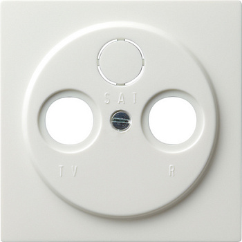 Gira S-Color Белый Накладка TV-FM-(SAT) розетки 086940