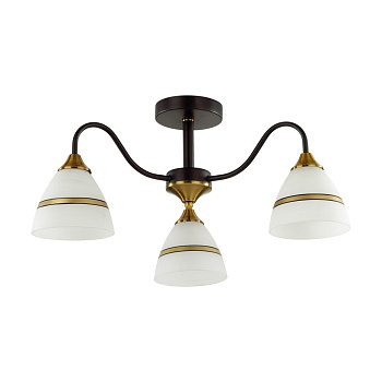 Lumion 5214/3C COMFI черный, бронзовый Люстра потолочная E27 3*60W 220V NETTIE