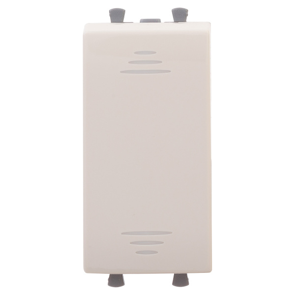 DKC Выключатель модульный, "Avanti", "Ванильная дымка", 1 модуль