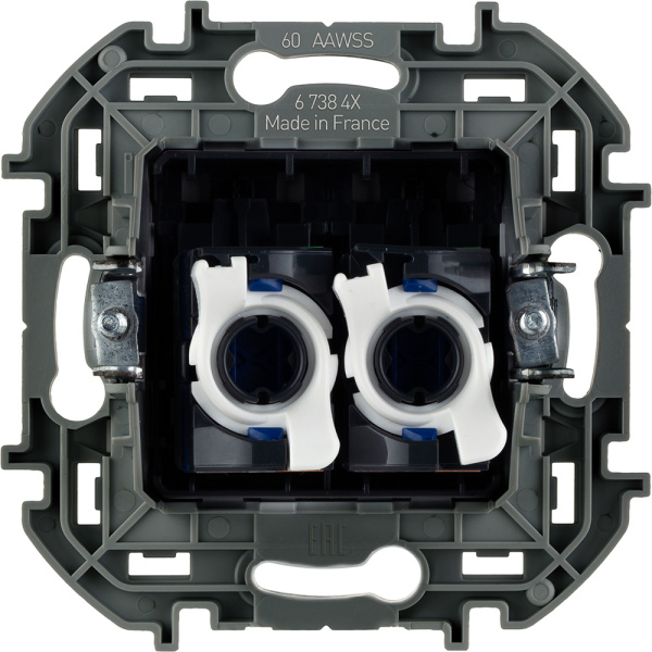 Купить Legrand INSPIRIA Слоновая кость Двойная розетка RJ 45 - категория 6 - UTP 673841