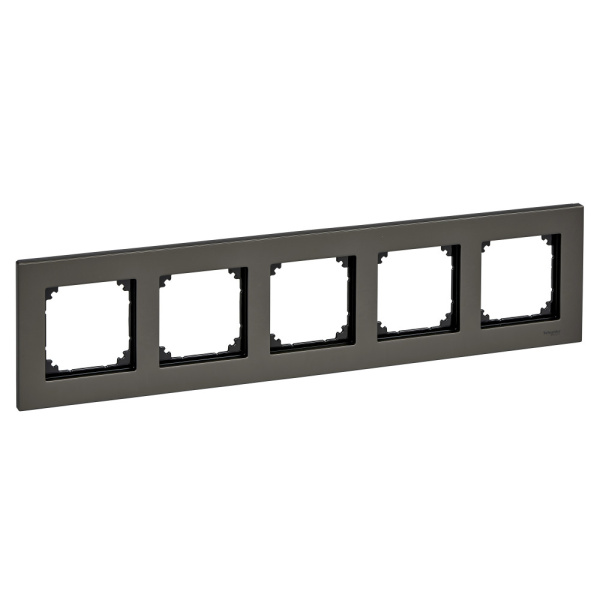 SE Merten SM M-Elegance Серый родий Рамка 5-ая MTN403514