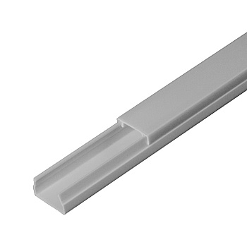 Промрукав Кабель-канал серый RAL 7035 2-й замок в п/э 15х10 (234м/уп) PR03.0069