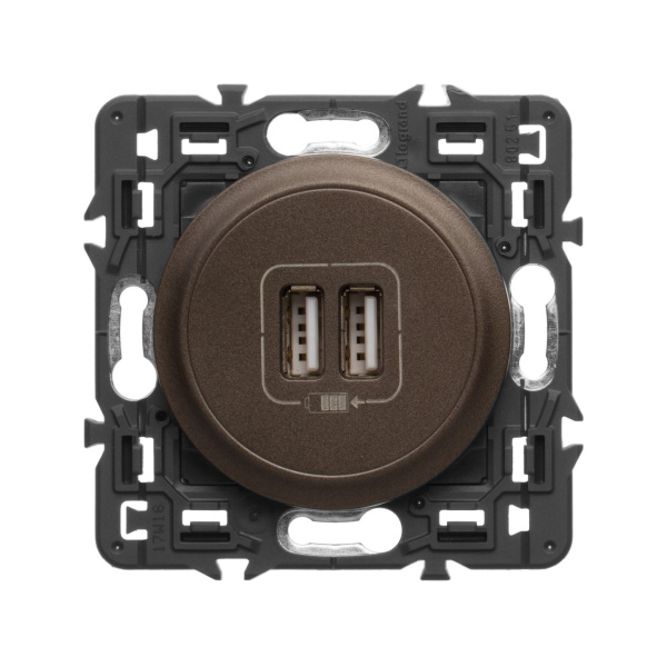 Купить Legrand Celiane Мех USB розетки 2 ной 067462