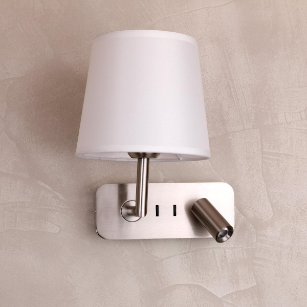 Купить Favourite 2842-1W Bingo Настенный светильник D225*W240*H260, 1*E27*60W, excluded + 1*LED*1W, 100LM, 3000K, included