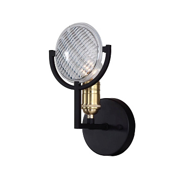 Favourite Fara Черный/Прозрачный Светильник настенный 1*E27*40W 1721-1W