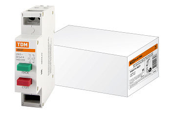 TDM Выключатель кнопочный пуск-стоп (без фиксации) ВК-47 1НО;1НЗ SQ0214-0021