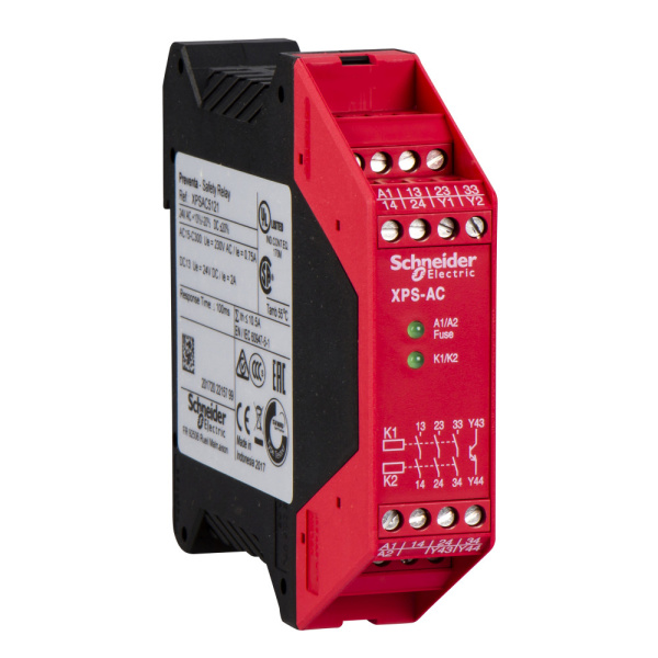 SE Preventa Модуль безопасности кат. 3 24В XPSAC5121 SE Preventa Модуль безопасности кат. 3 24В XPSAC5121