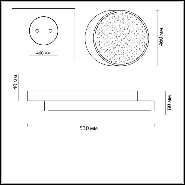 Купить Lumion 4509/72CL LN20 белый, черный Люстра потолочная с пультом LED 72W 3000-6000K 6120Лм 220V AGATHA