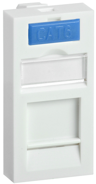 IEK ITK Вставка 45х22,5мм для 1 мод. Keystone Jack с маркером CS6-11M