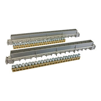 Legrand Клеммный блок Земля+Нейтраль 2(12Х16 И 12Х10) 134825