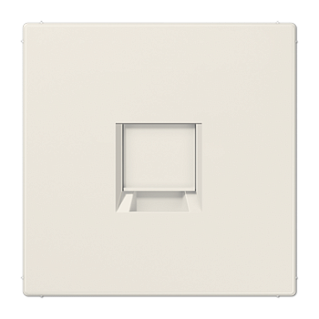 JUNG Плата (фиксация защёлкиванием) для одного модуля термопласт слоновая кость LS1969-1WE