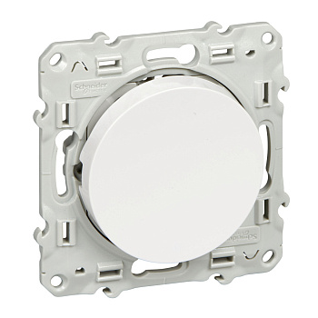 SE Odace Бел Выключатель 1-клавишный S52R201