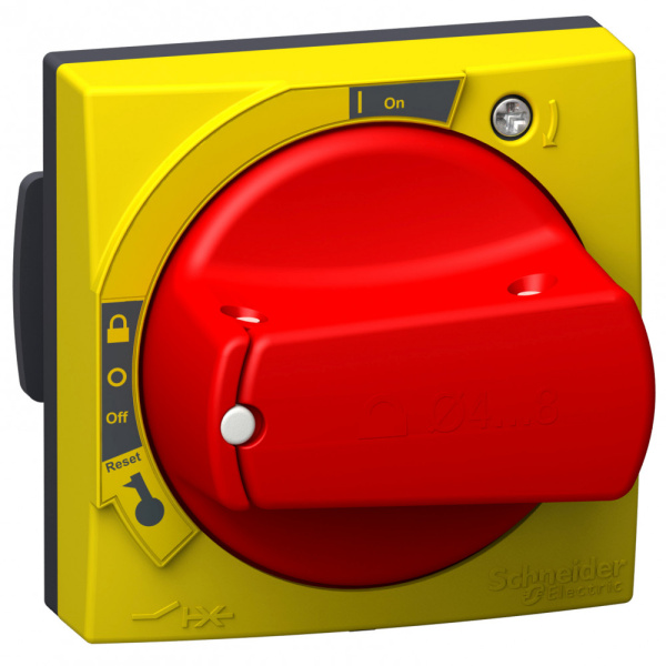 SE GV2 Красная Рукоятка универсальная IP65 GVAPR65