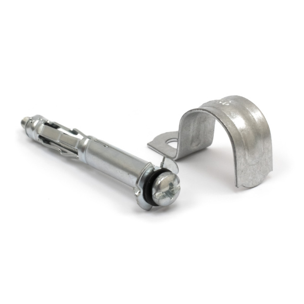 Промрукав Комплекты для крепления ОКЛ с использованием дюбеля Молли М4х32 и скобы СМО 19-20 (100 шт) PR08.5007