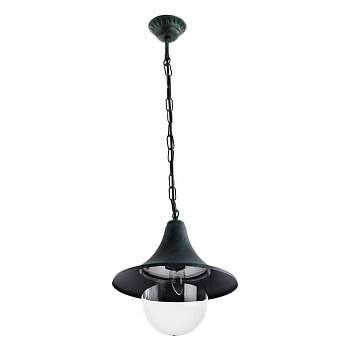 Arte Lamp Malaga Медь/Белый Светильник уличный подвесной 1x75W E27 A1085SO-1BG