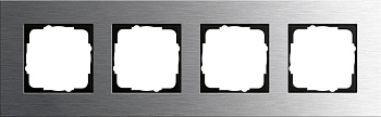 Gira ESP Сталь Рамка 4-ая 0214219