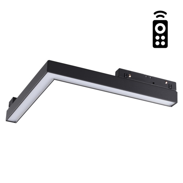 Novotech 358913 SHINO NT22 черный Трековый светильник для низков.шинопровода диммируемый с пультом ДУ со сменой цв.температуры IP20 LED 3000~6500К 24W