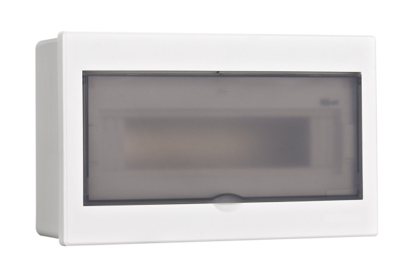 Dekraft Корпус пласт. встраиваемый прозр. дв. 1 ряд 13 мод. IP41 ЩРВ-П