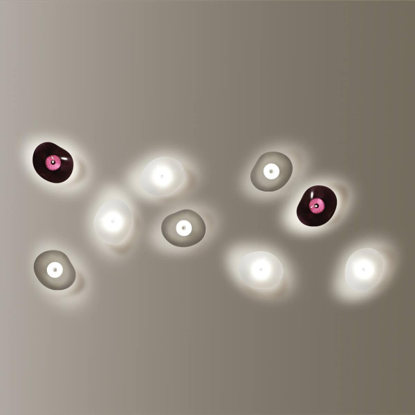 Купить Odeon Light 4859/5WL L-VISION ODL_EX21 никель/черный/стекло Настенный светильник LED 1*5W 4000K FLUENT