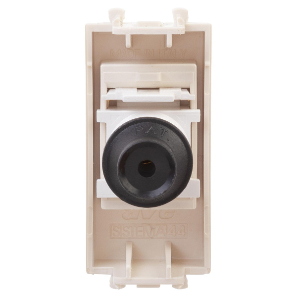 Купить DKC Розетка TV одиночная модульная, "Avanti", "Ванильная дымка", 1 модуль