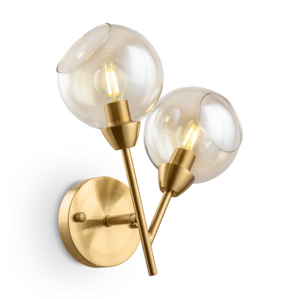 Купить Freya Modern Sherry Латунь антик Бра FR5121WL-02G