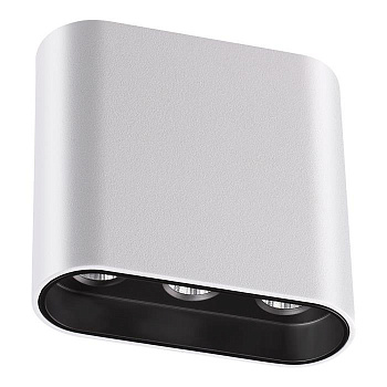 Novotech 357949 NT19 027 белый/черный Накладной светильник IP20 LED 3000К 7W 220-240V BELLA