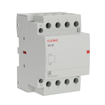 Модульный контактор YON MCE 4P 63A 4НО управляющее напряжение 240В 50Гц