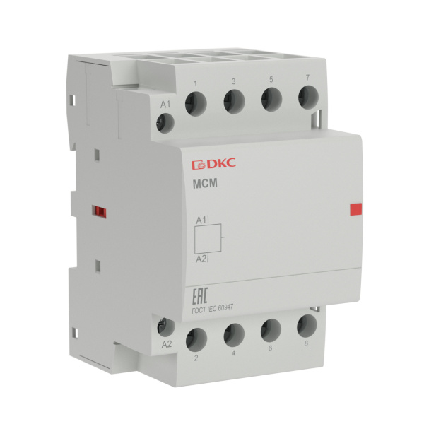 Модульный контактор YON MCE 4P 63A 4НО управляющее напряжение 240В 50Гц