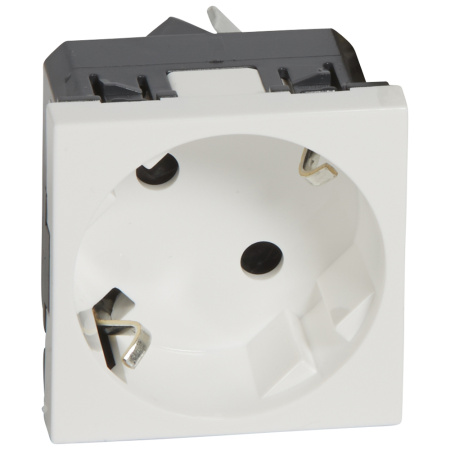 Legrand Mosaic Розетка 2К+З под углом 45° 2 мод. 077245