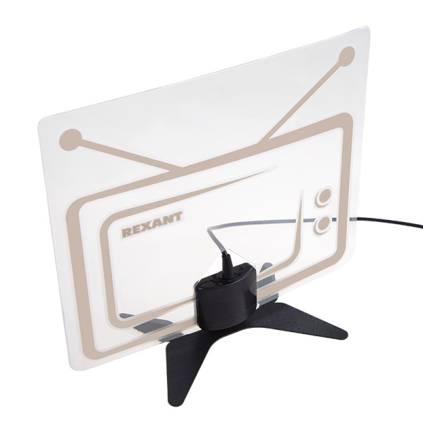 Антенна комнатная «Активная» для цифрового телевидения DVB-T2 Ag-719 (с USB) Rexant 34-0719