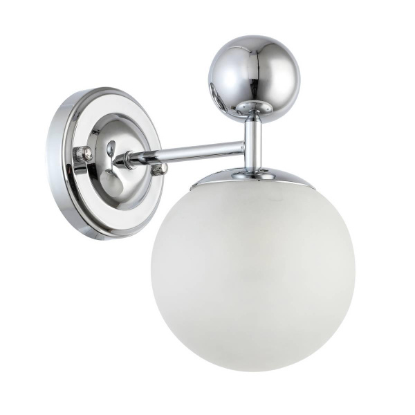 Купить Evoluce SLE106101-01 Светильник настенный Хром/Белый E27 1*60W