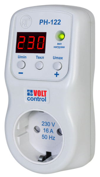 Новатек Реле напряжения РН-122 (вилка-розетка)