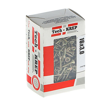 Tech-Krep Саморезы универсальные  16х3,0 мм (500 шт) желтые - коробка с ок. 102224