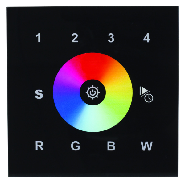 Купить Arlight INTELLIGENT ARLIGHT Сенсорная панель DALI-901-11-4G-RGBW-DT8-IN Black (BUS/230V) (IARL, IP20 Пластик, 3 года) 037201